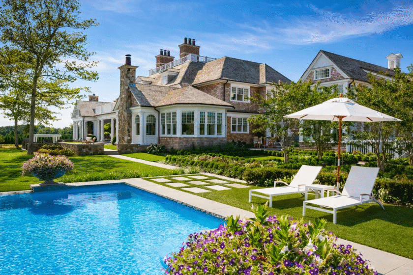 WEST HAMPTON BEACH HOME LUXURY LANDSCAPE