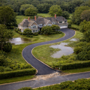 Creative design landscape poor drainage solution 