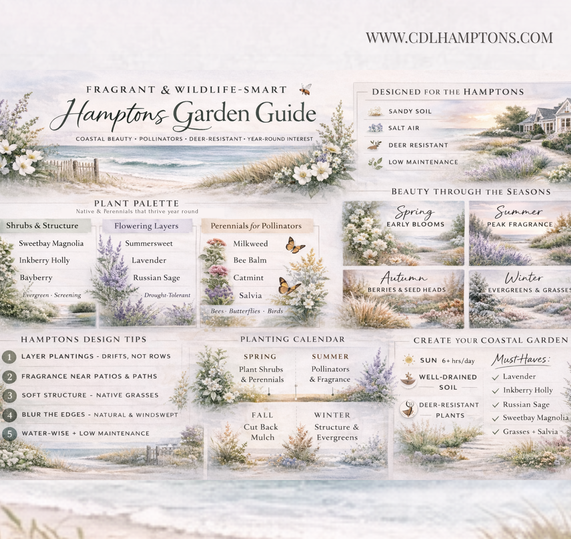 how to select plantings for your hamptons garden and landscape
