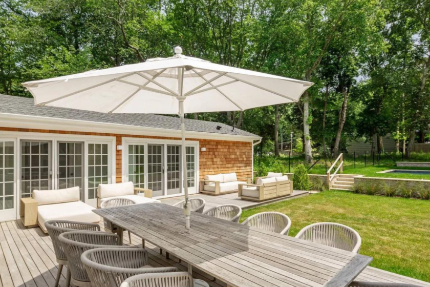 cedar deck, landscape design and hardscapes