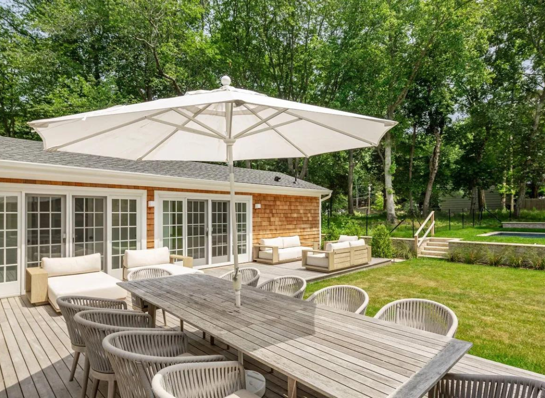 cedar deck, landscape design and hardscapes