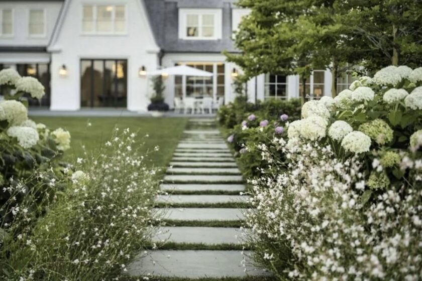 walkway landscape details hamptons