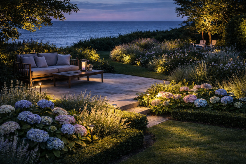 landscape lighting oceanview LANDSCAPE DETAILS, CREATIVE TOUCH, LANDSCAPE LIGHTING, SCREENING TREES IN THE HAMPTONS, SECURITY SERVICES, LIGHTING SERVICES, LANDSCAPE SERVICES. EASTHAMPTON, SOUTHAMPTON, WESTHAMPTON, SAG HARBOR