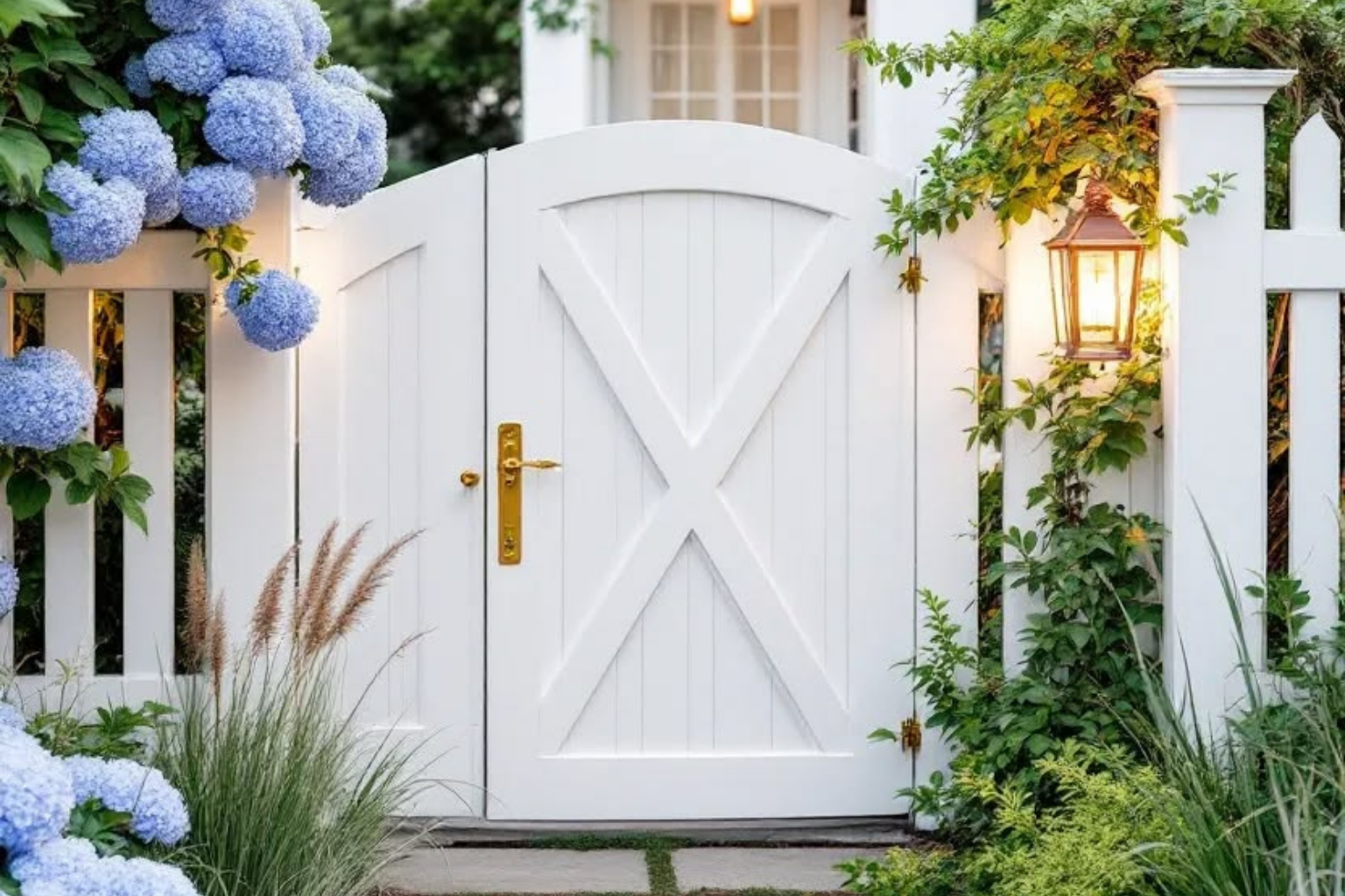 nikko blue hydrangeas, bigleaf hydrangeas. Hamptons landscape design