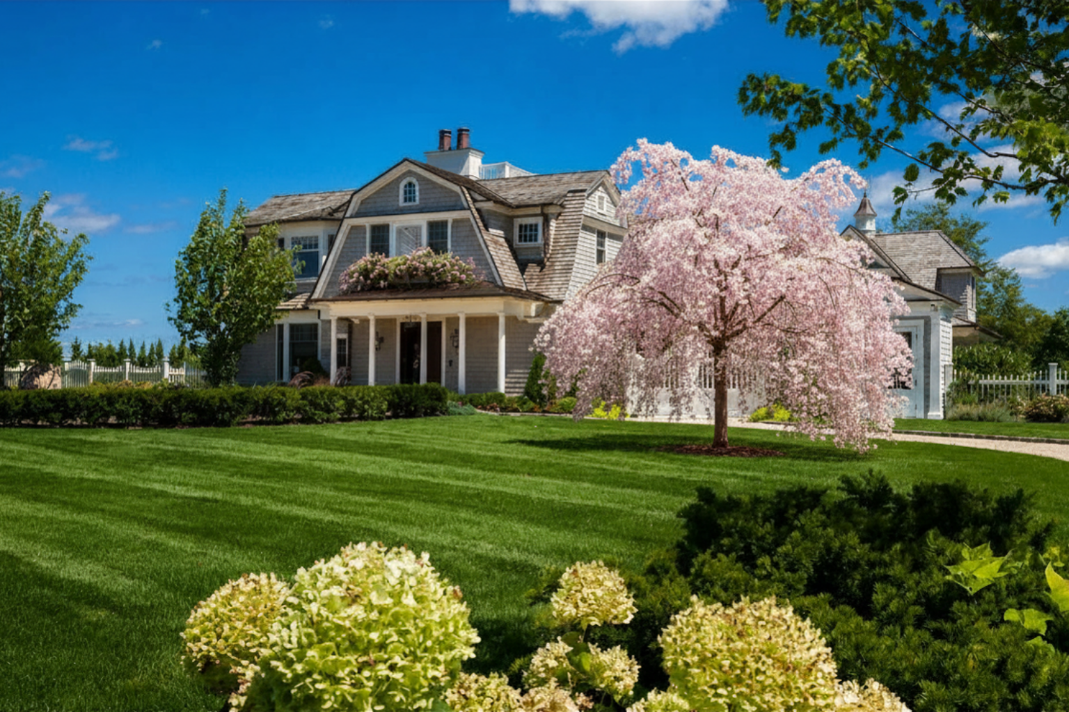 aweration, overseeding, lawncare. soil improvement, award winning landscaping company in the hamptons