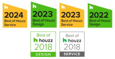 Six times best of Houzz awards