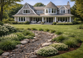 drain garden creative design landscapes